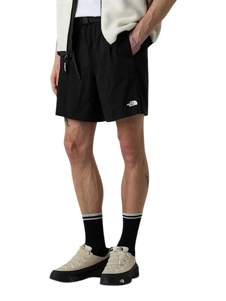 Black Recycled Polyester Bermuda Shorts