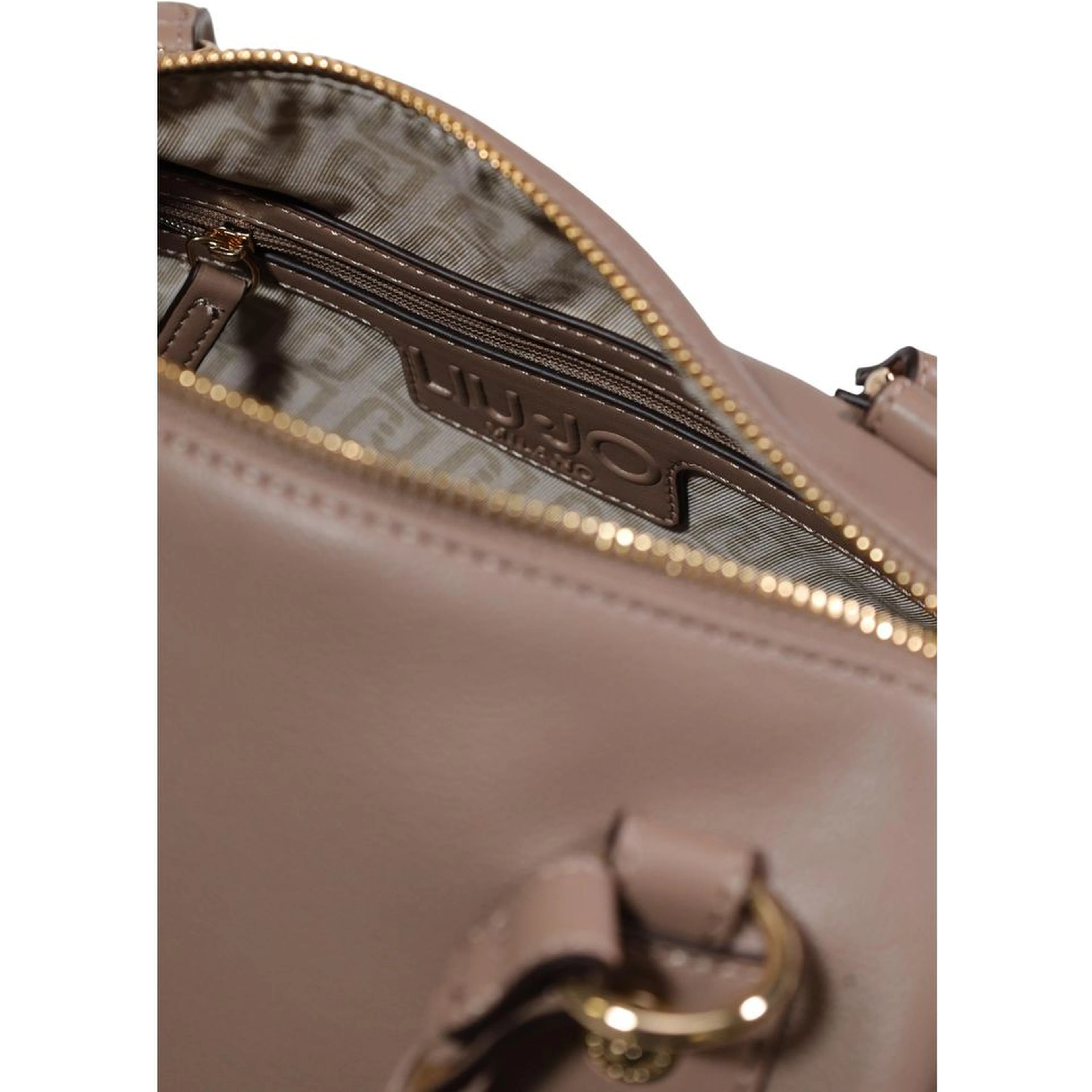 Beige Polyethylene Handbag
