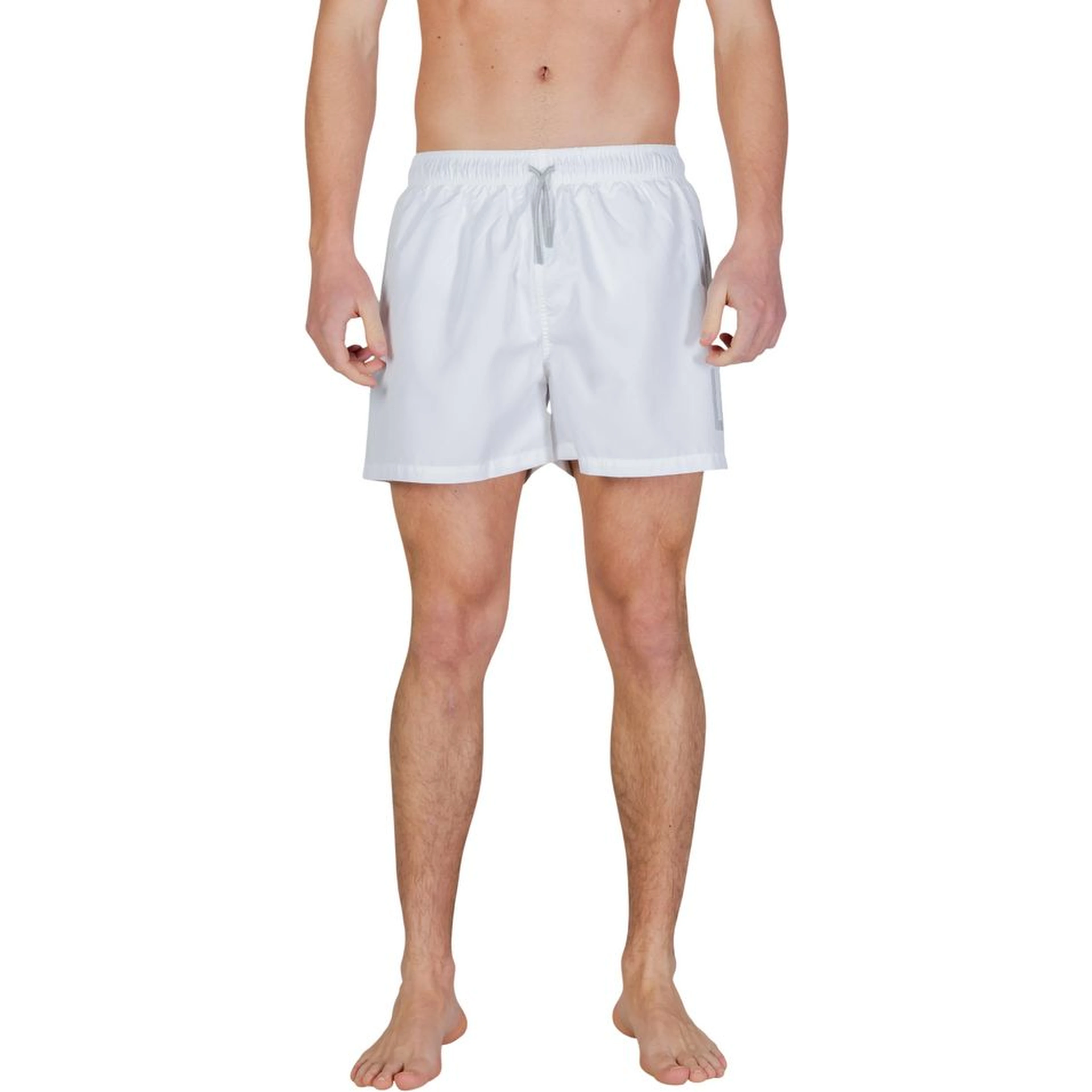 Bicolor Polyester Swim Shorts