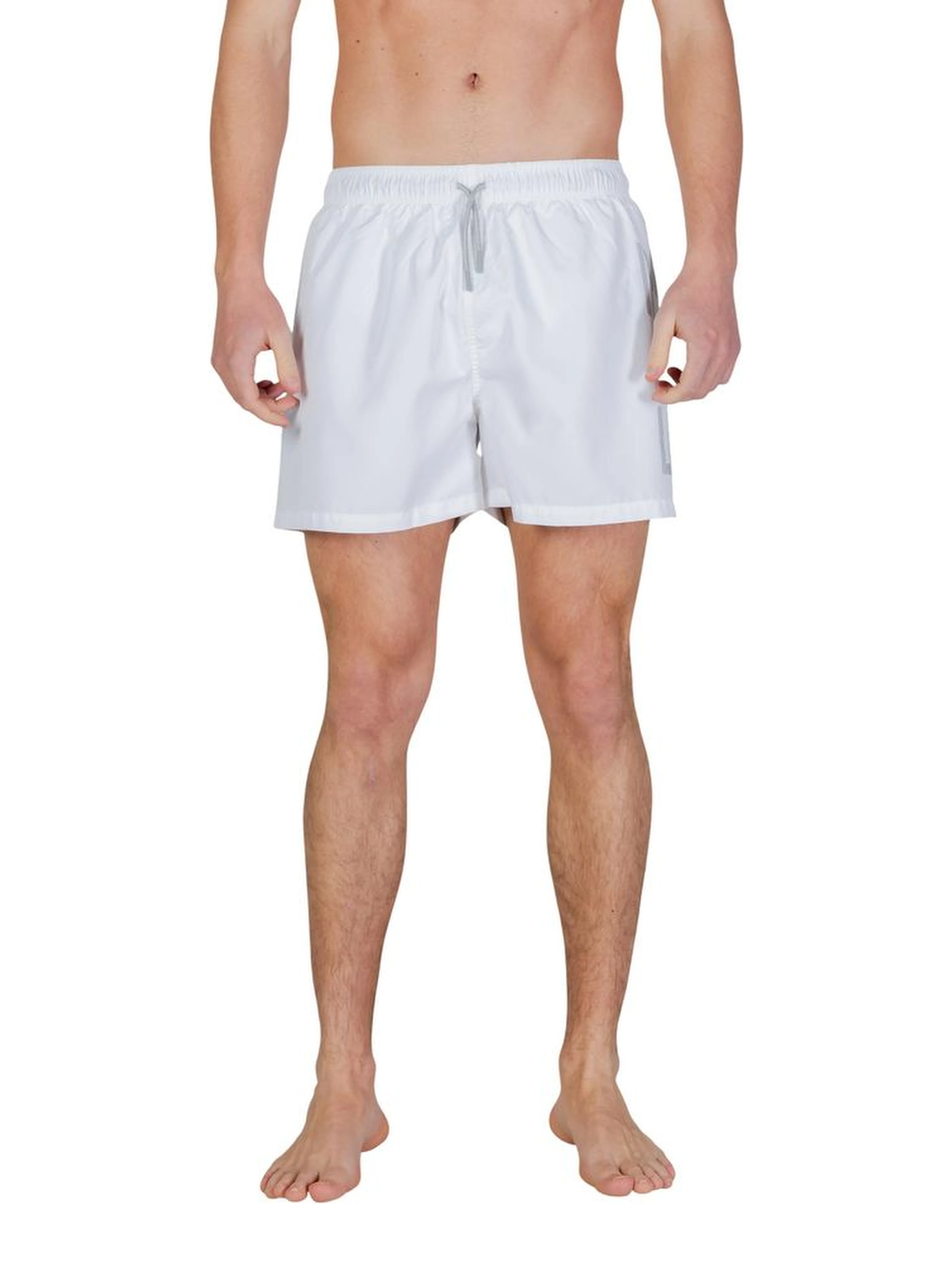 Bicolor Polyester Swim Shorts
