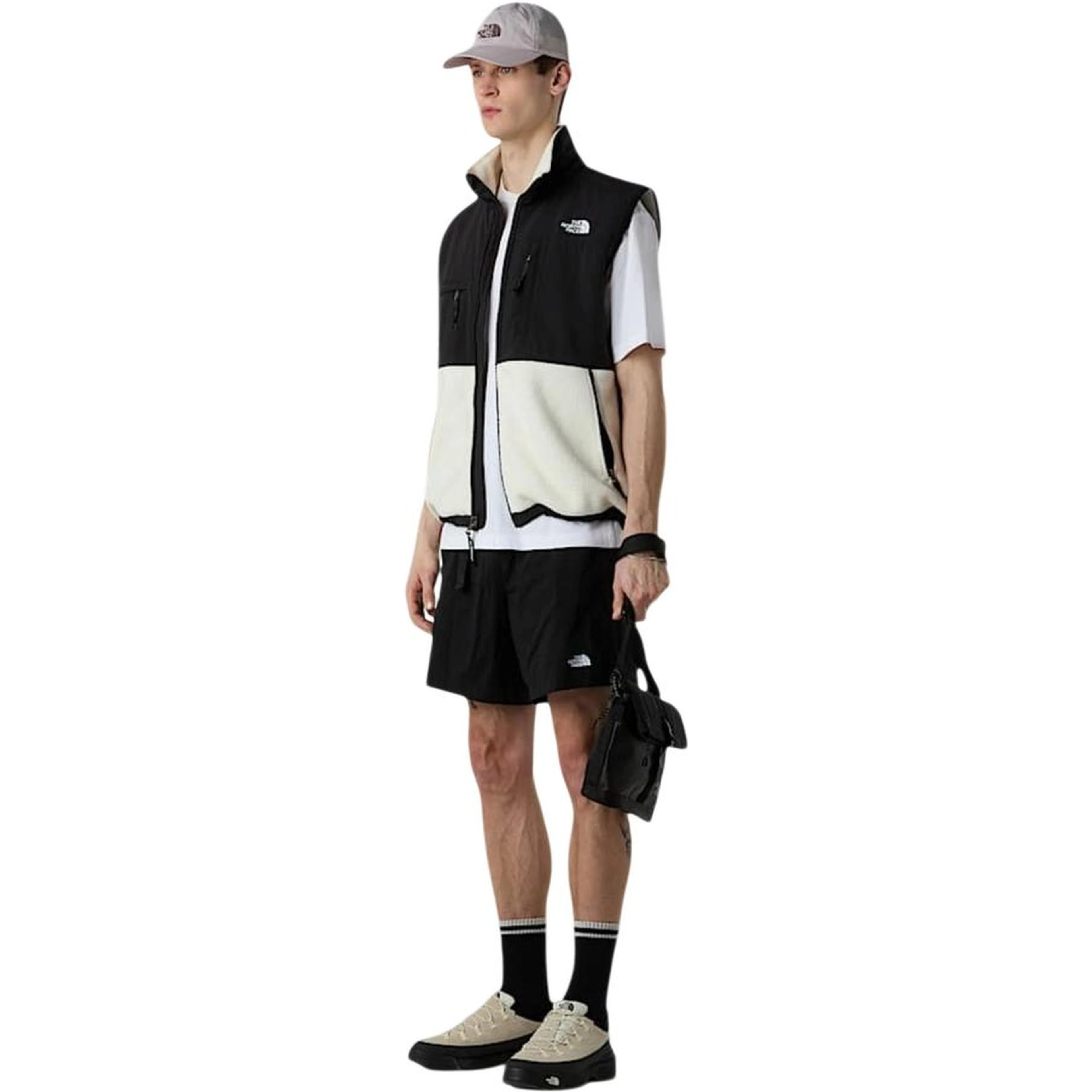 Black Recycled Polyester Bermuda Shorts