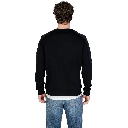 Black Cotton Sweatshirt