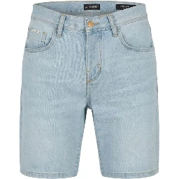 Light Blue Cotton Bermuda Shorts