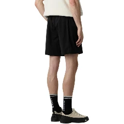 Black Recycled Polyester Bermuda Shorts