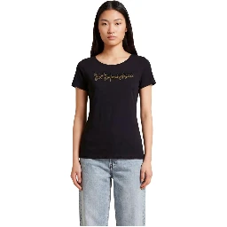 Black Elastane T-Shirt