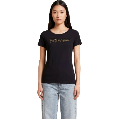 Black Elastane T-Shirt