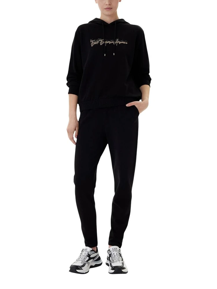Black Cotton Tracksuit