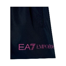 Blue Polyester Swim Shorts