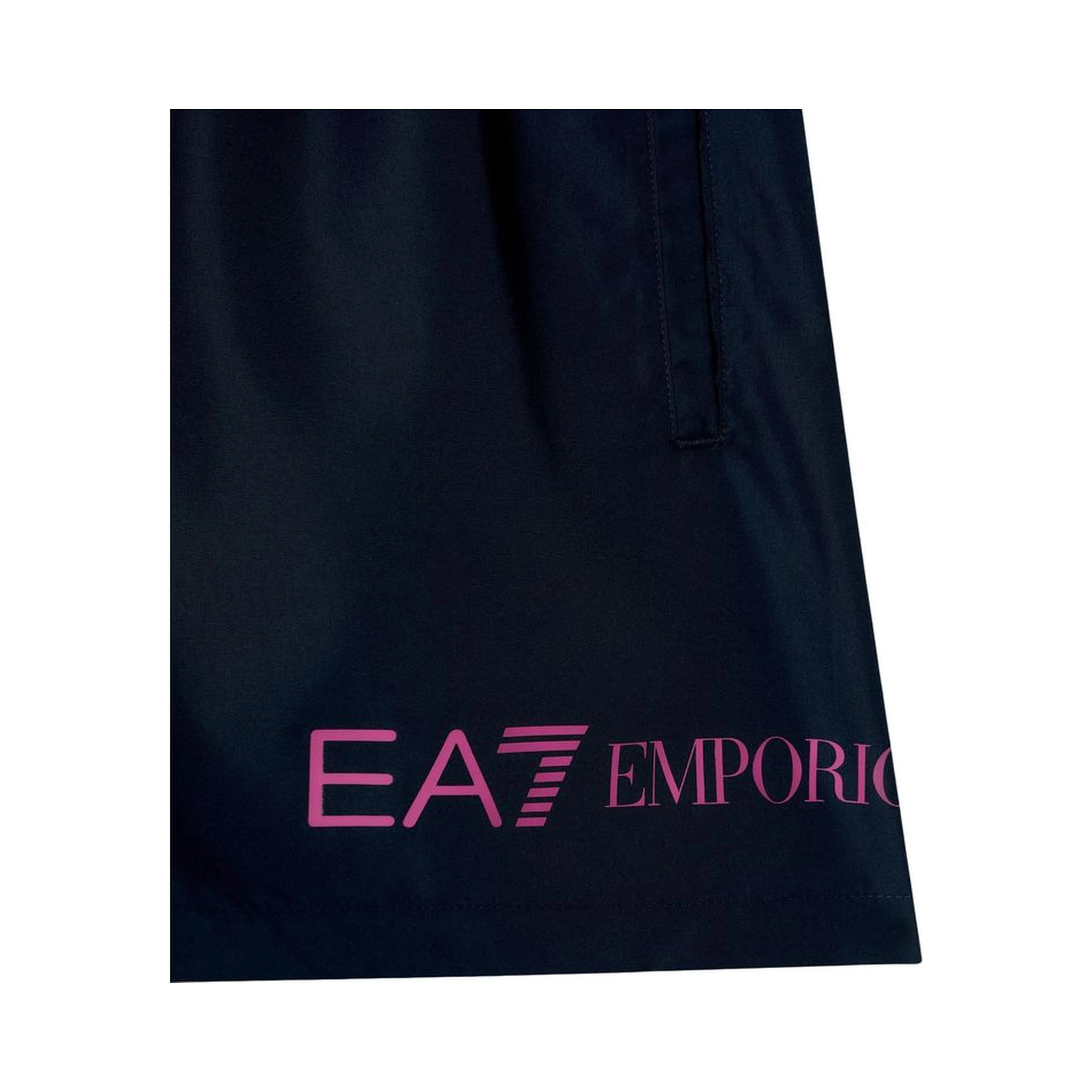 Blue Polyester Swim Shorts