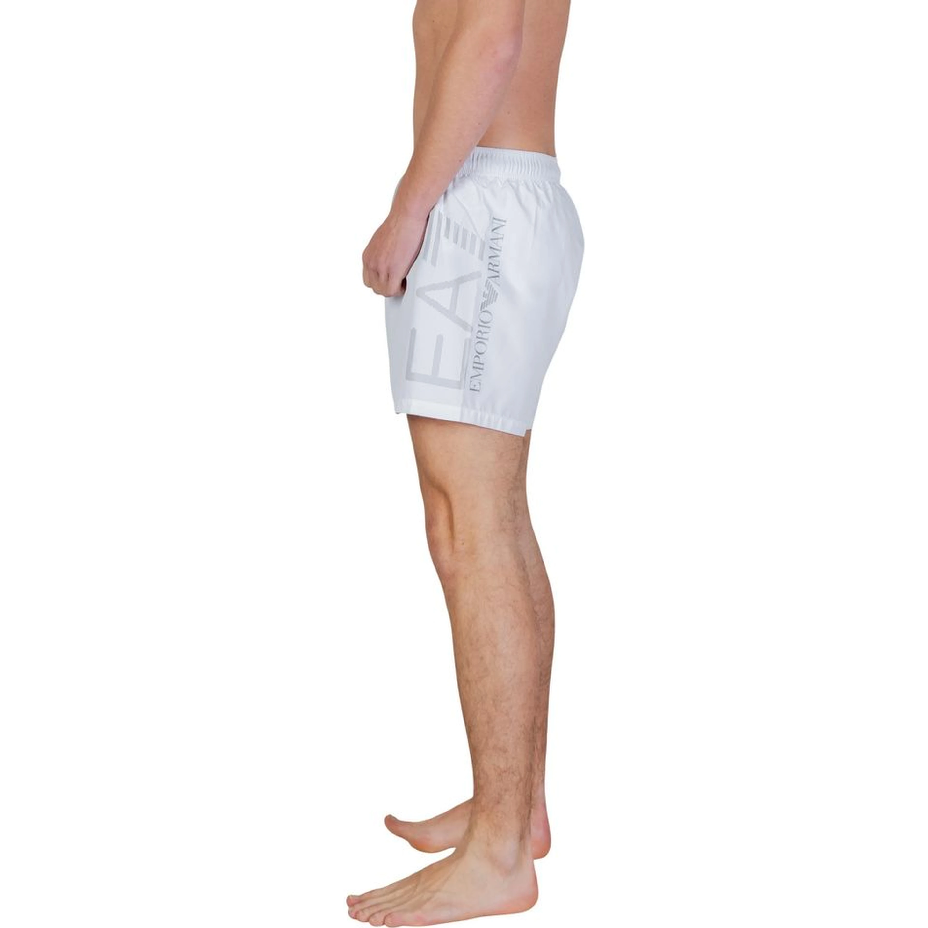 Bicolor Polyester Swim Shorts