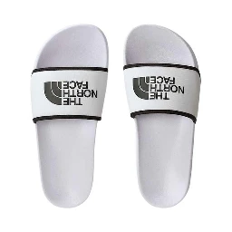 White Recycled Polyester Slippers