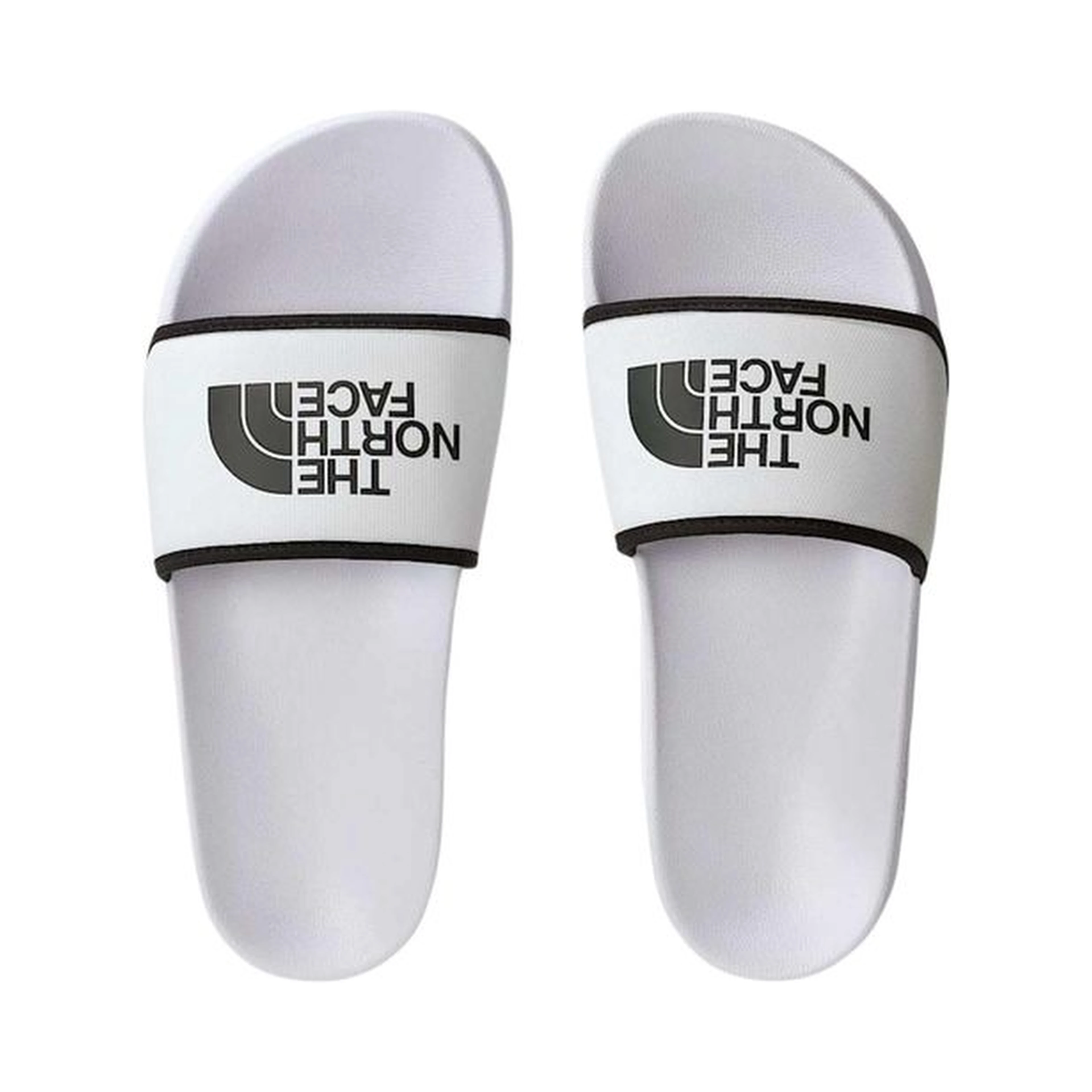 White Recycled Polyester Slippers
