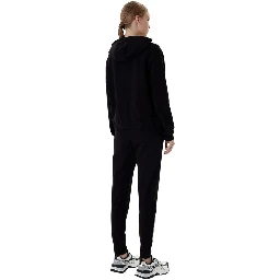 Black Cotton Tracksuit