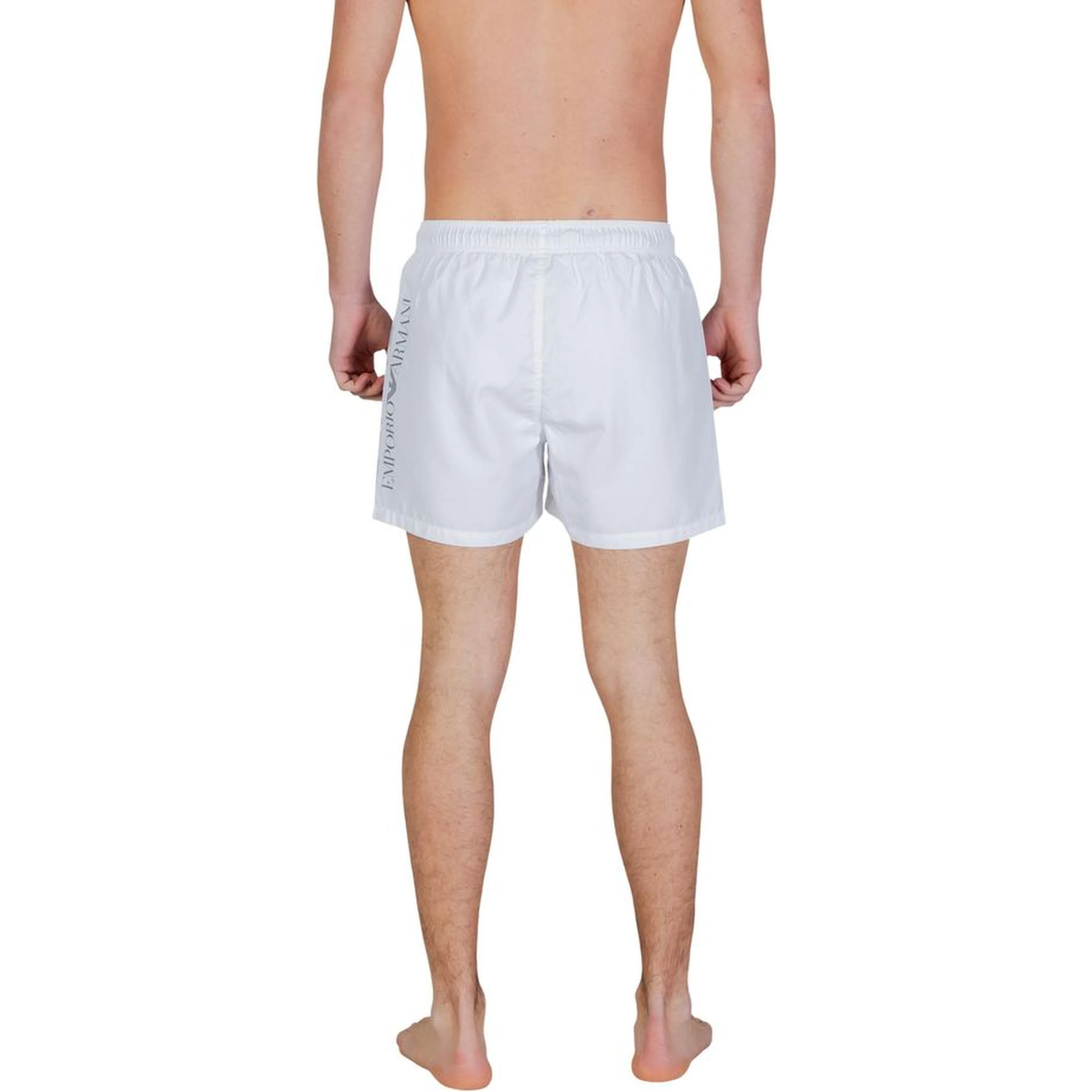 Bicolor Polyester Swim Shorts