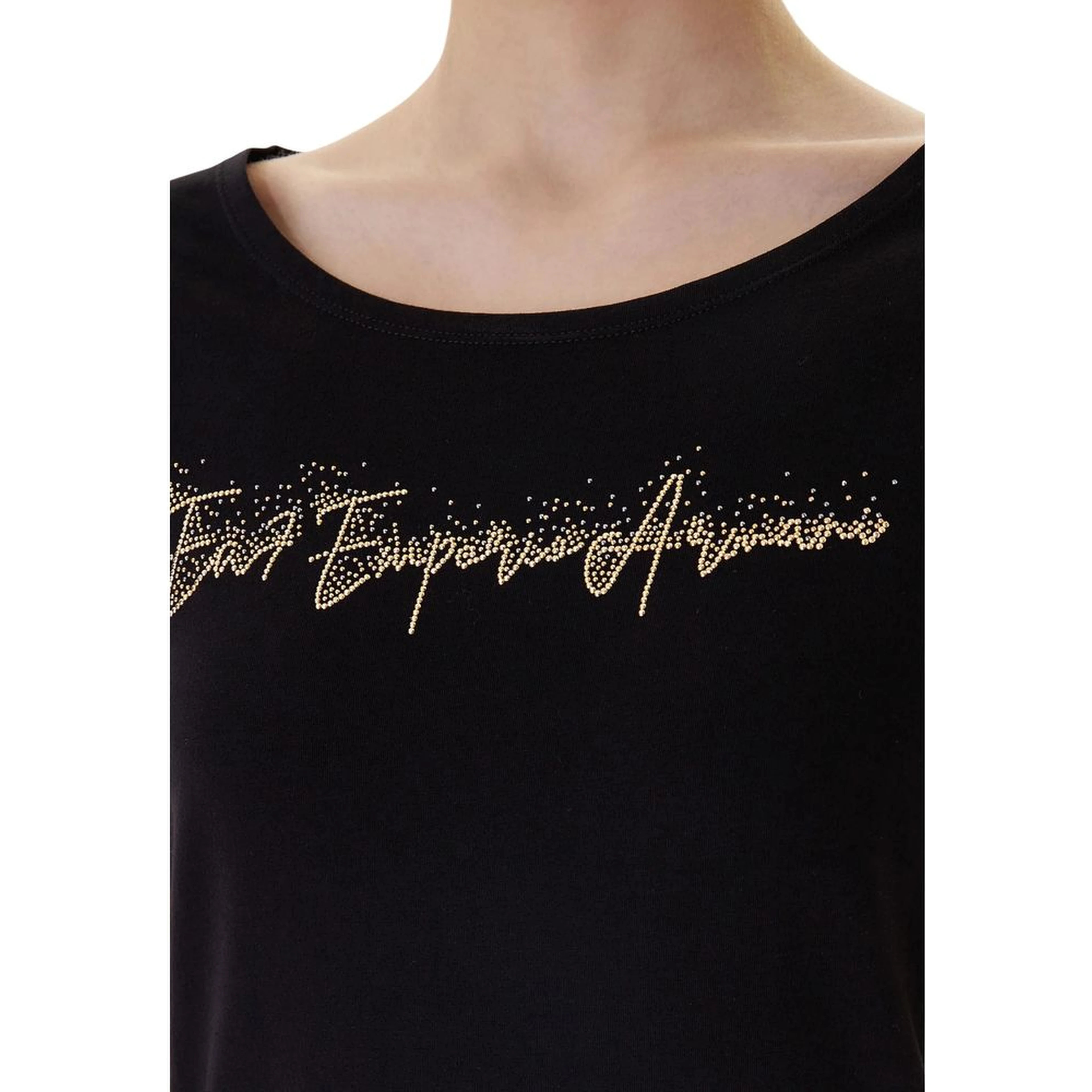 Black Elastane T-Shirt