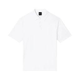 White Cotton Polo Shirt