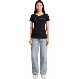 Black Elastane T-Shirt