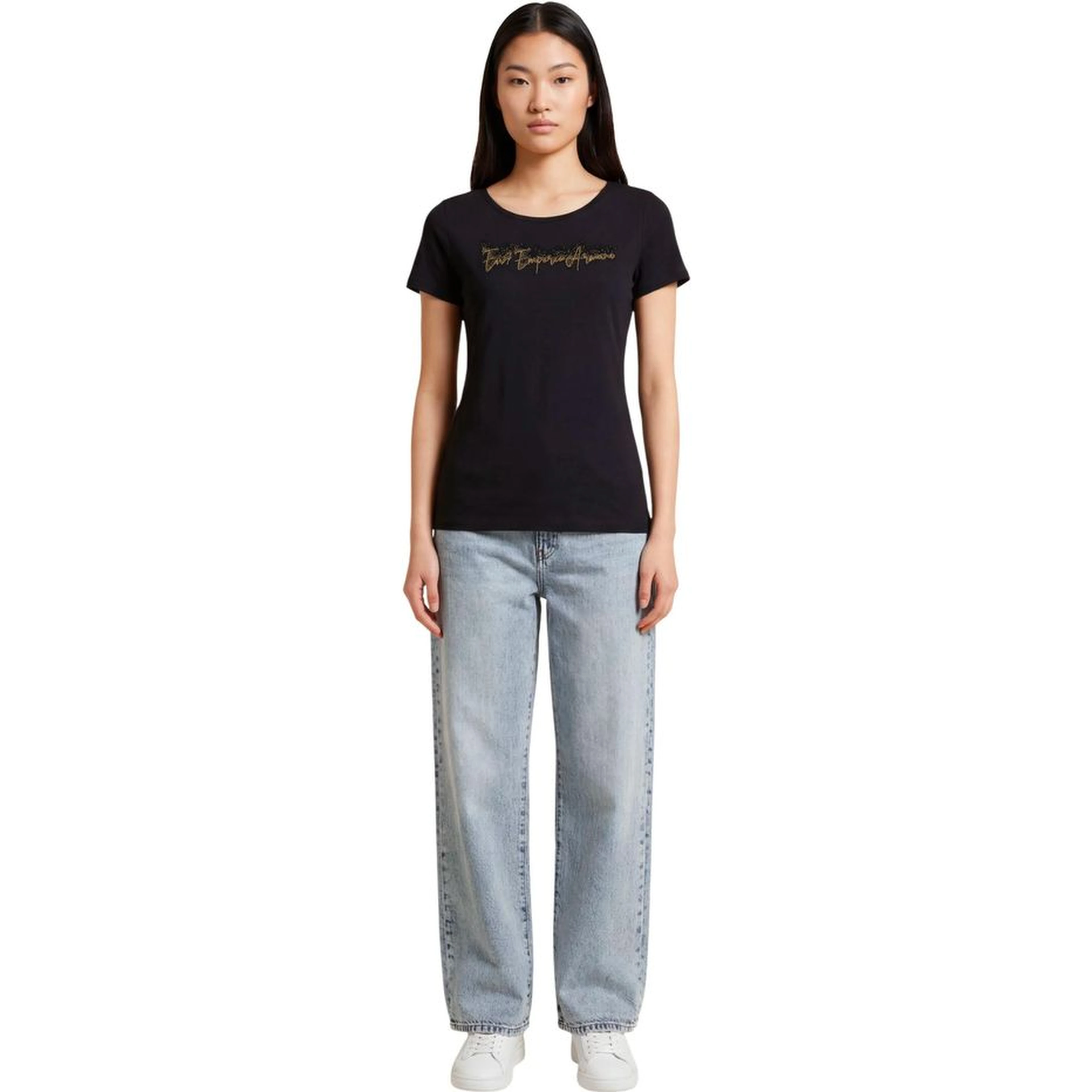 Black Elastane T-Shirt