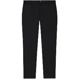 Black Cotton Skinny Pants