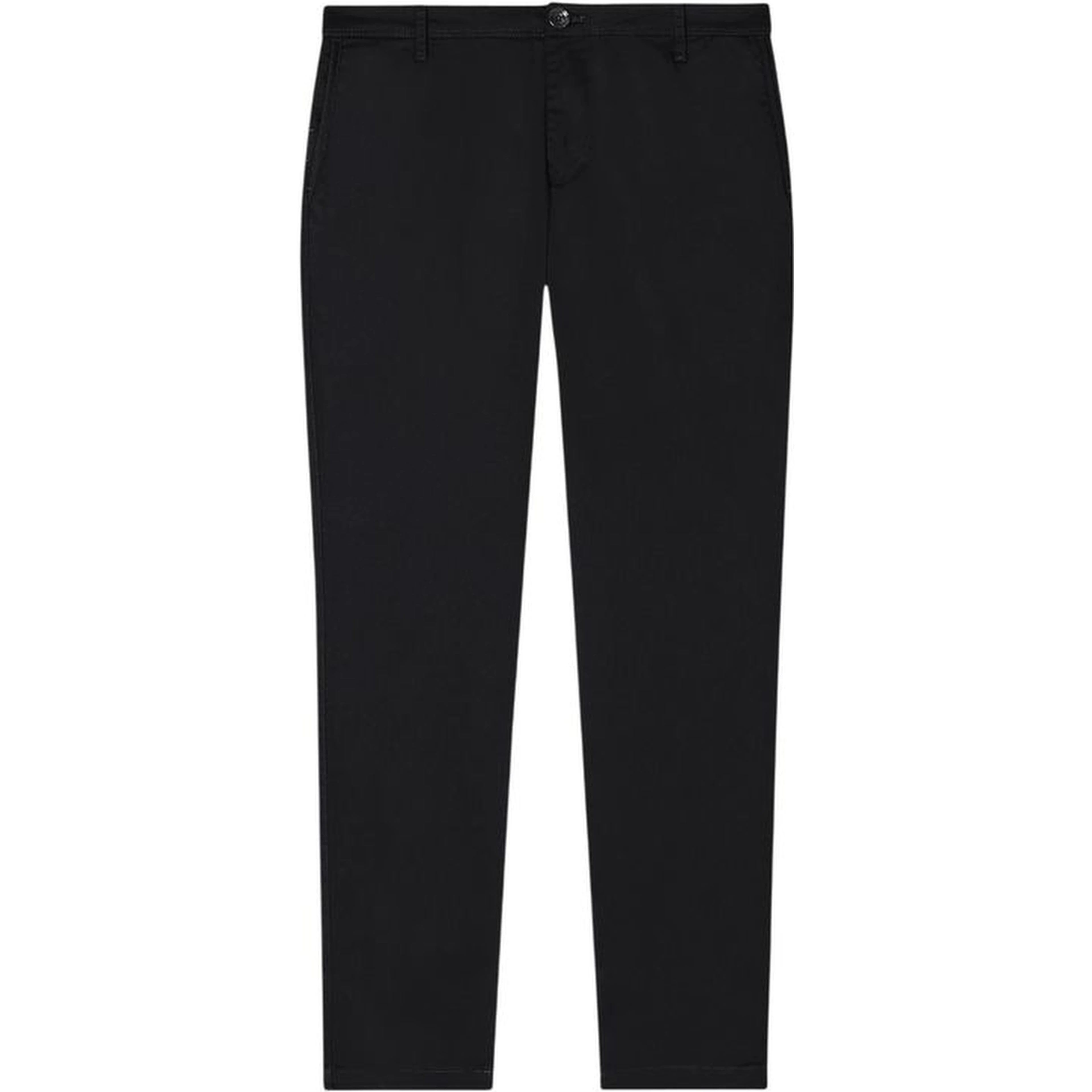 Black Cotton Skinny Pants