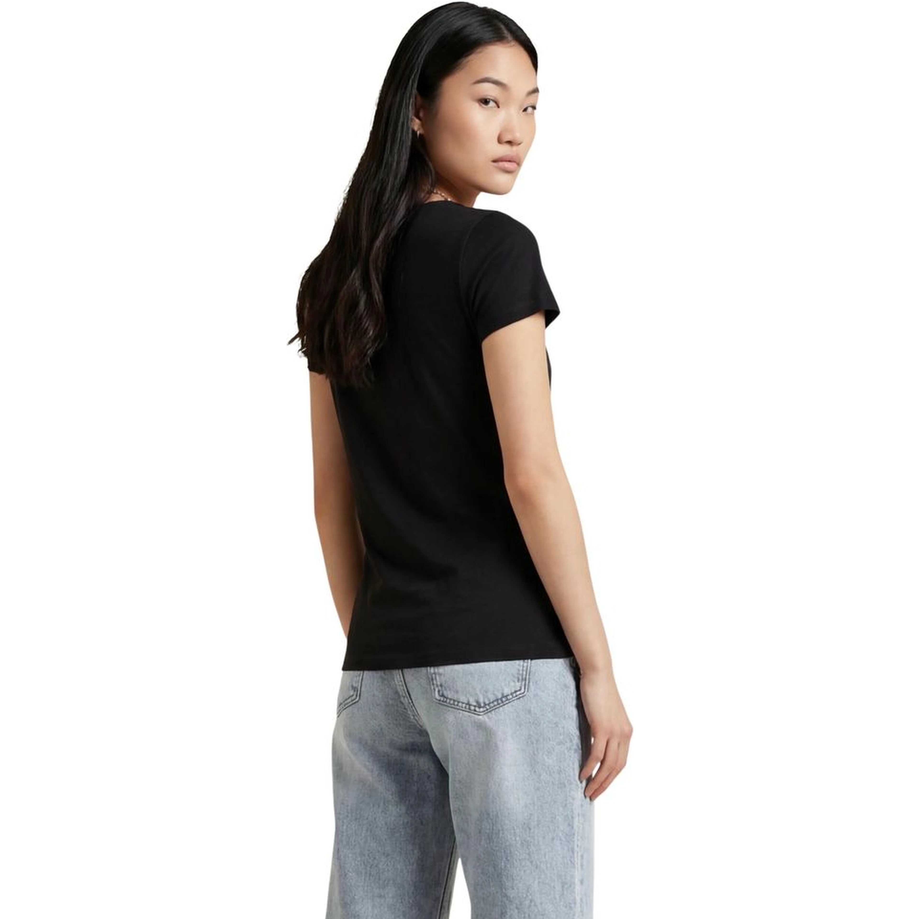 Black Elastane T-Shirt