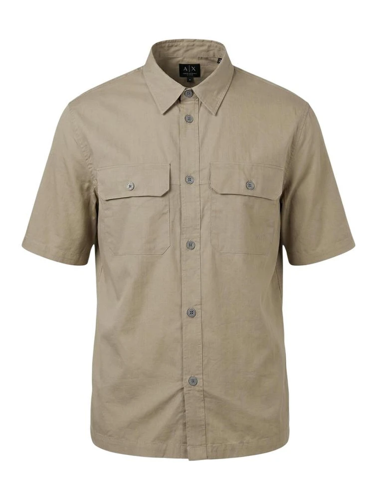 Beige Cotton Shortsleeve Shirt alternative