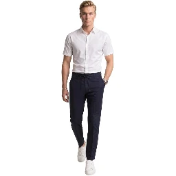 White Polyamide Shortsleeve Shirt