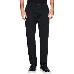 Black Cotton Skinny Pants