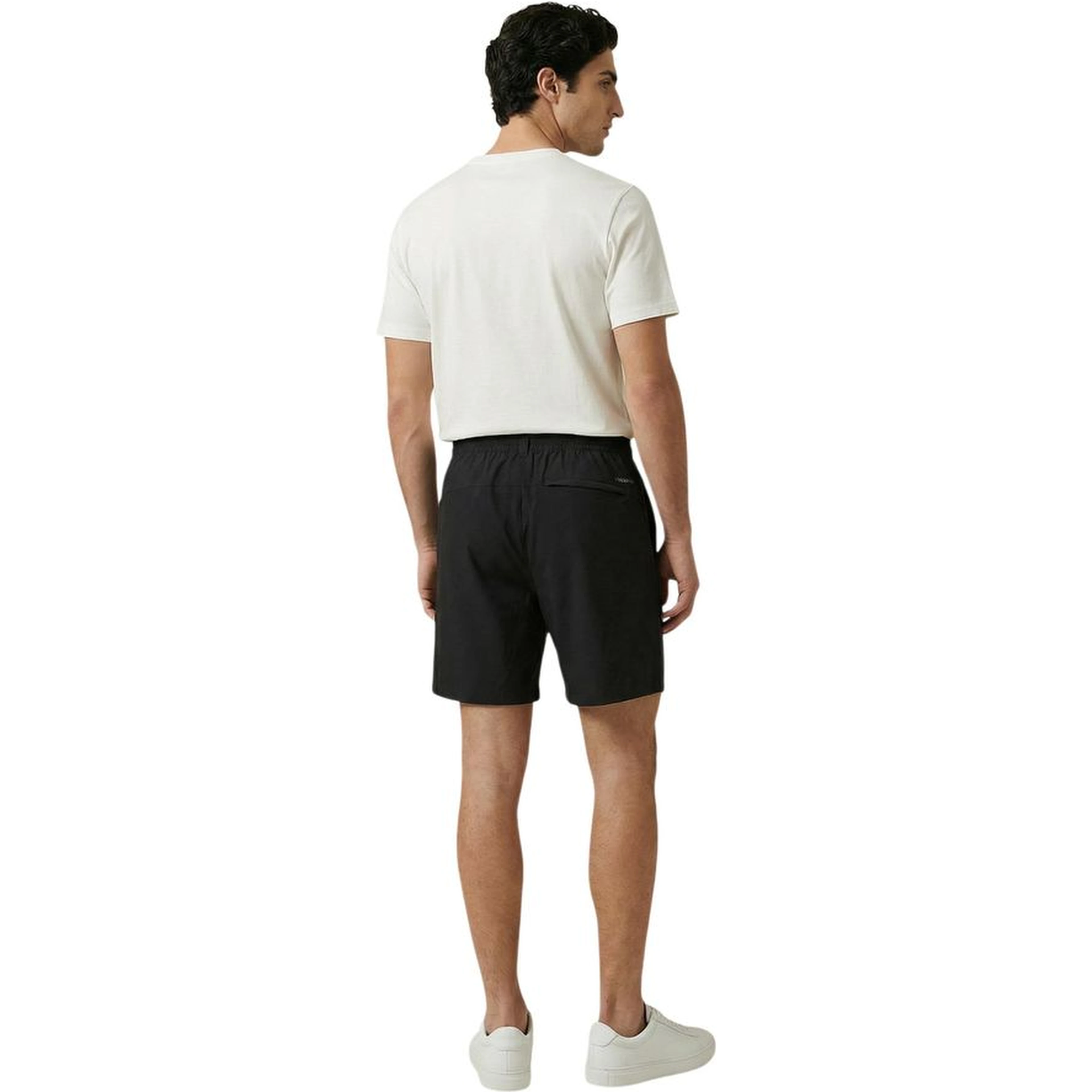 Black Nylon Bermuda Shorts