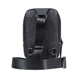Black Polyester Backpack
