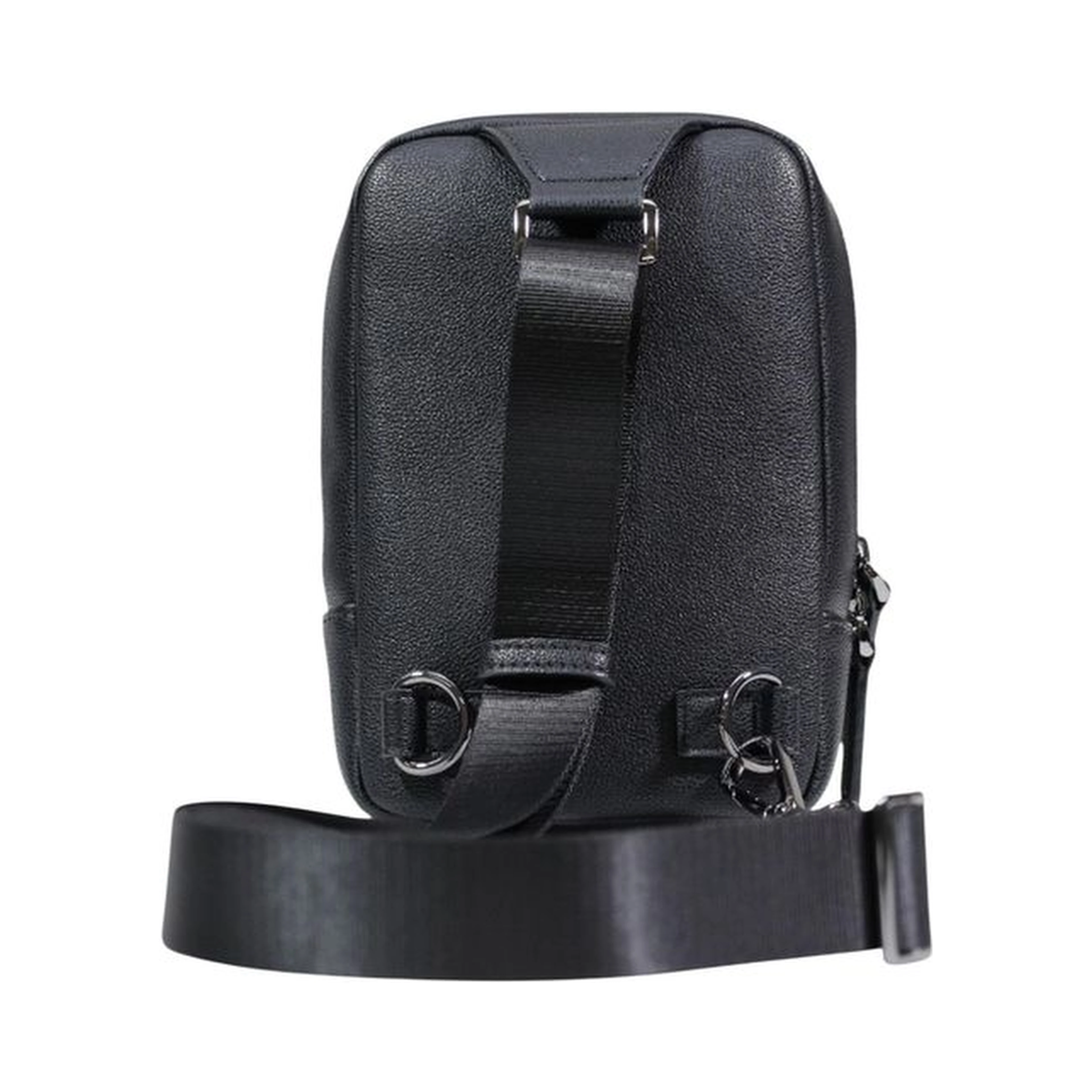 Black Polyester Backpack