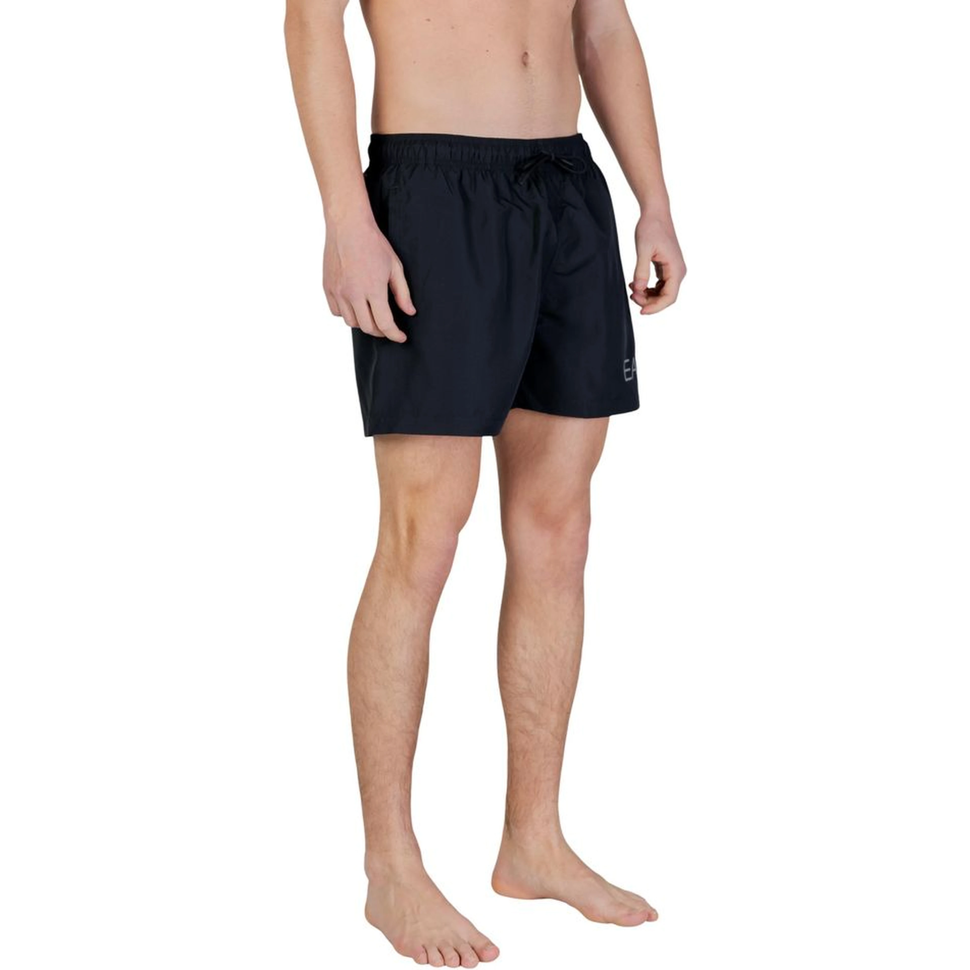 Bicolor Polyester Swim Shorts
