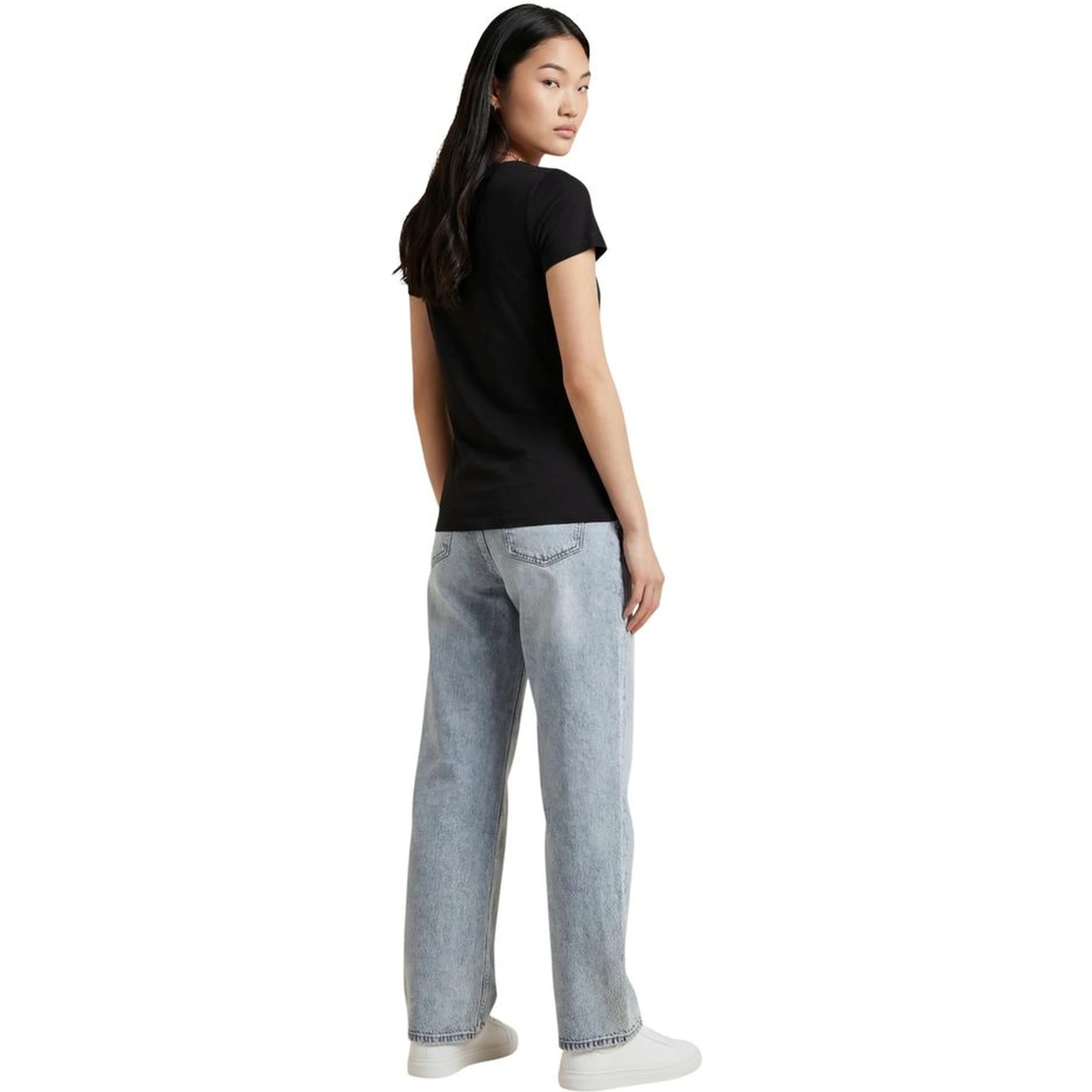Black Elastane T-Shirt