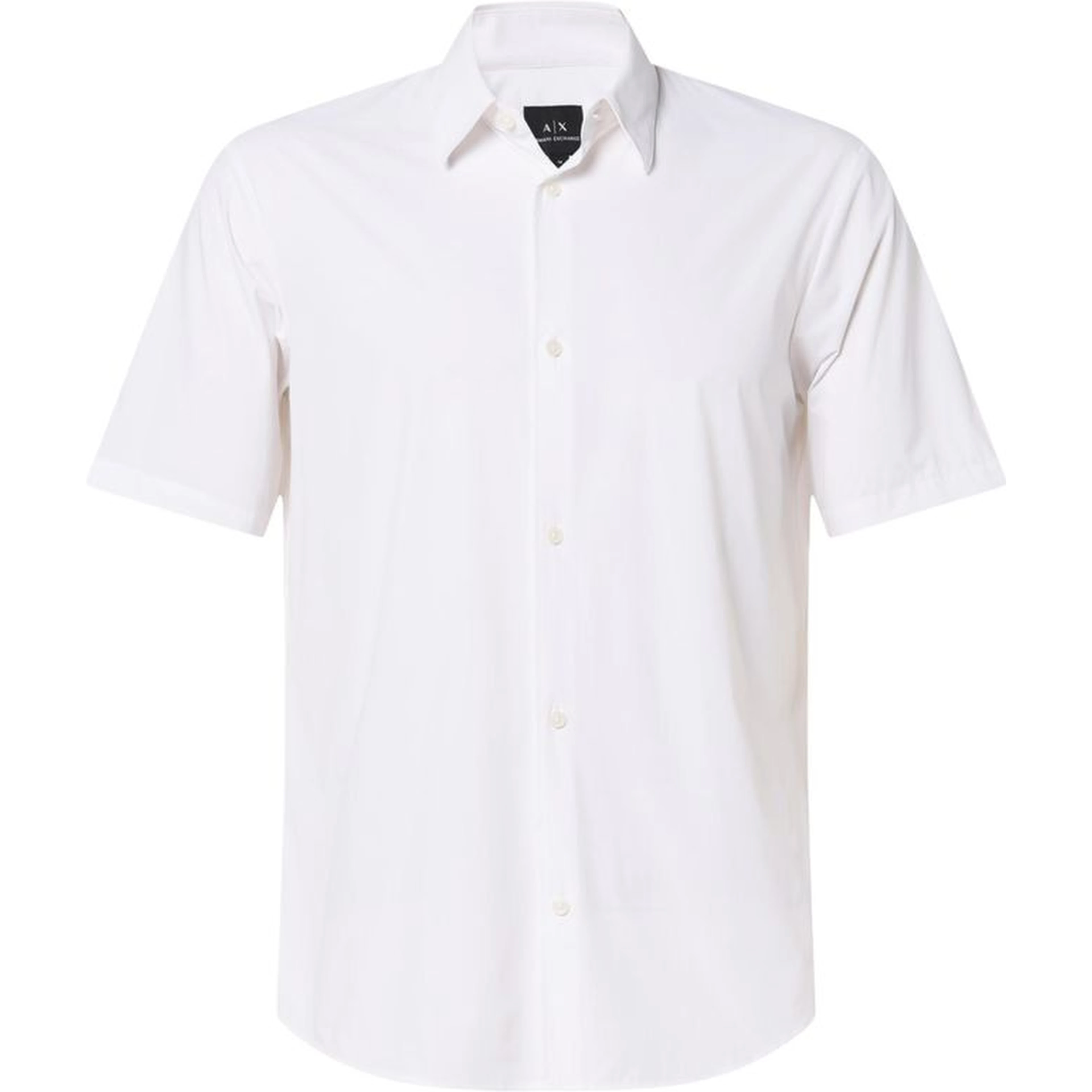 White Polyamide Shortsleeve Shirt