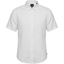 White Linen Shortsleeve Shirt