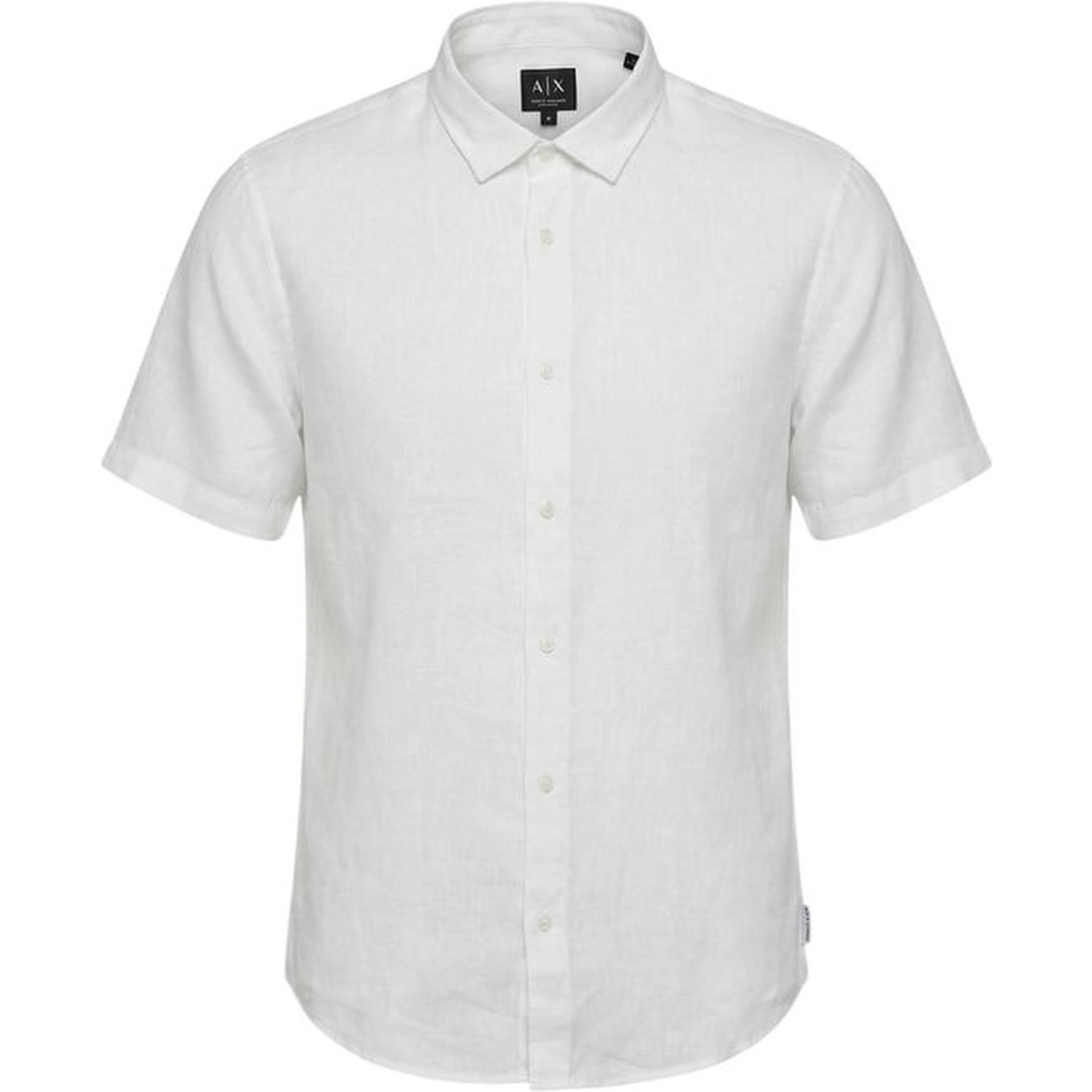 White Linen Shortsleeve Shirt