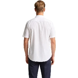 White Polyamide Shortsleeve Shirt