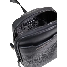 Black Polyester Backpack