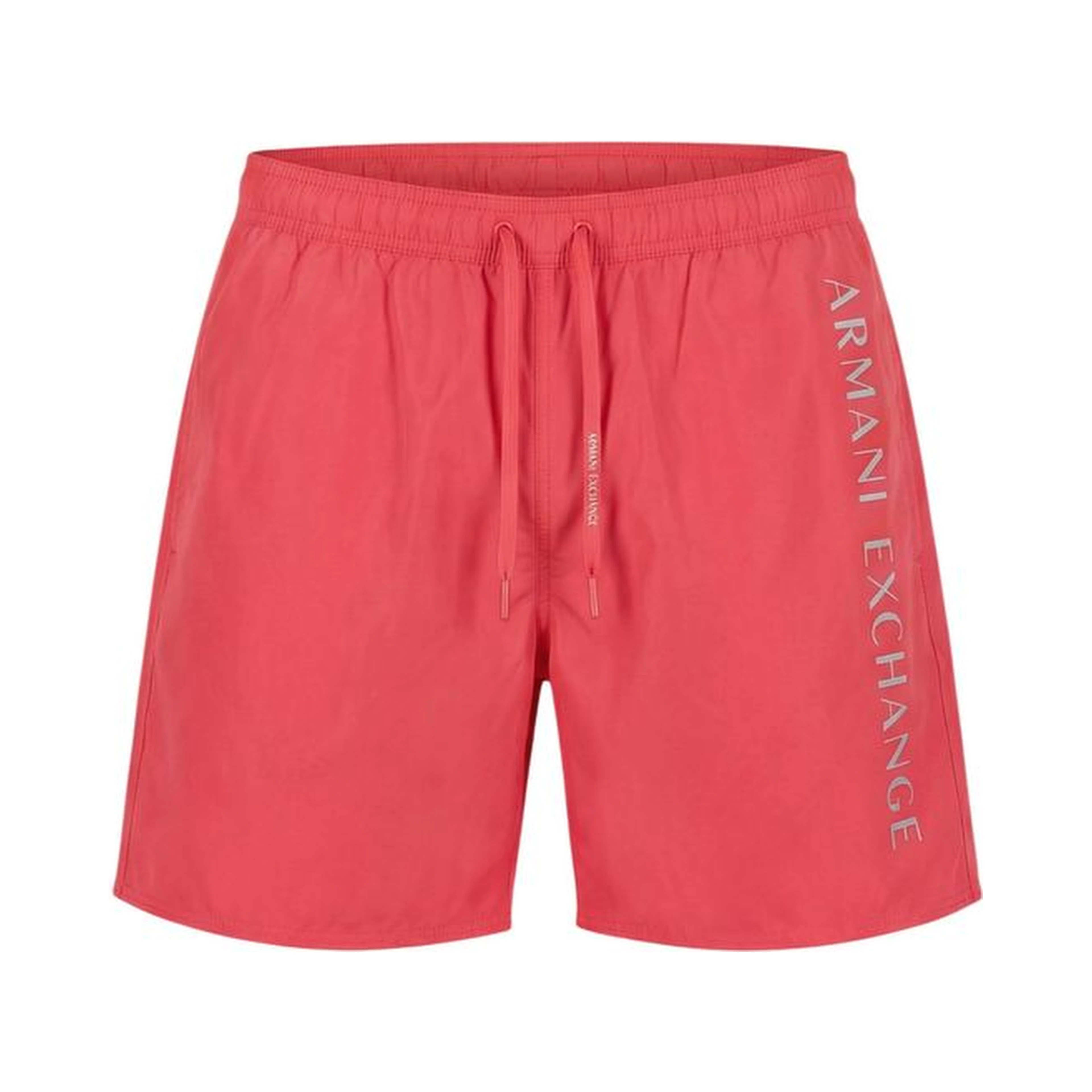 Orange Polyester Swim Shorts