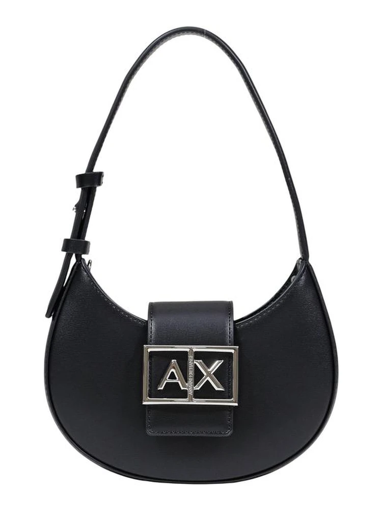 Black Polyester Handbag