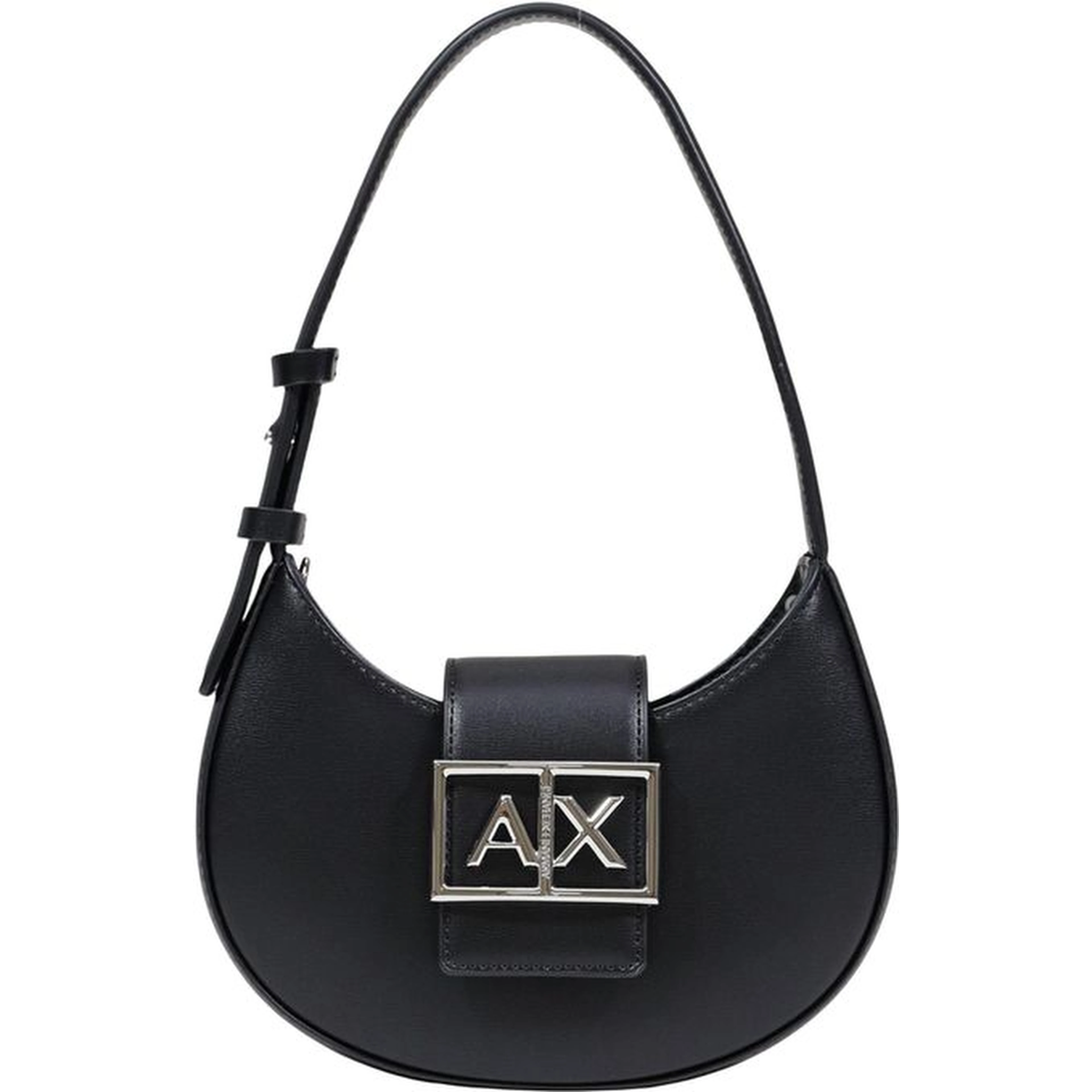 Black Polyester Handbag
