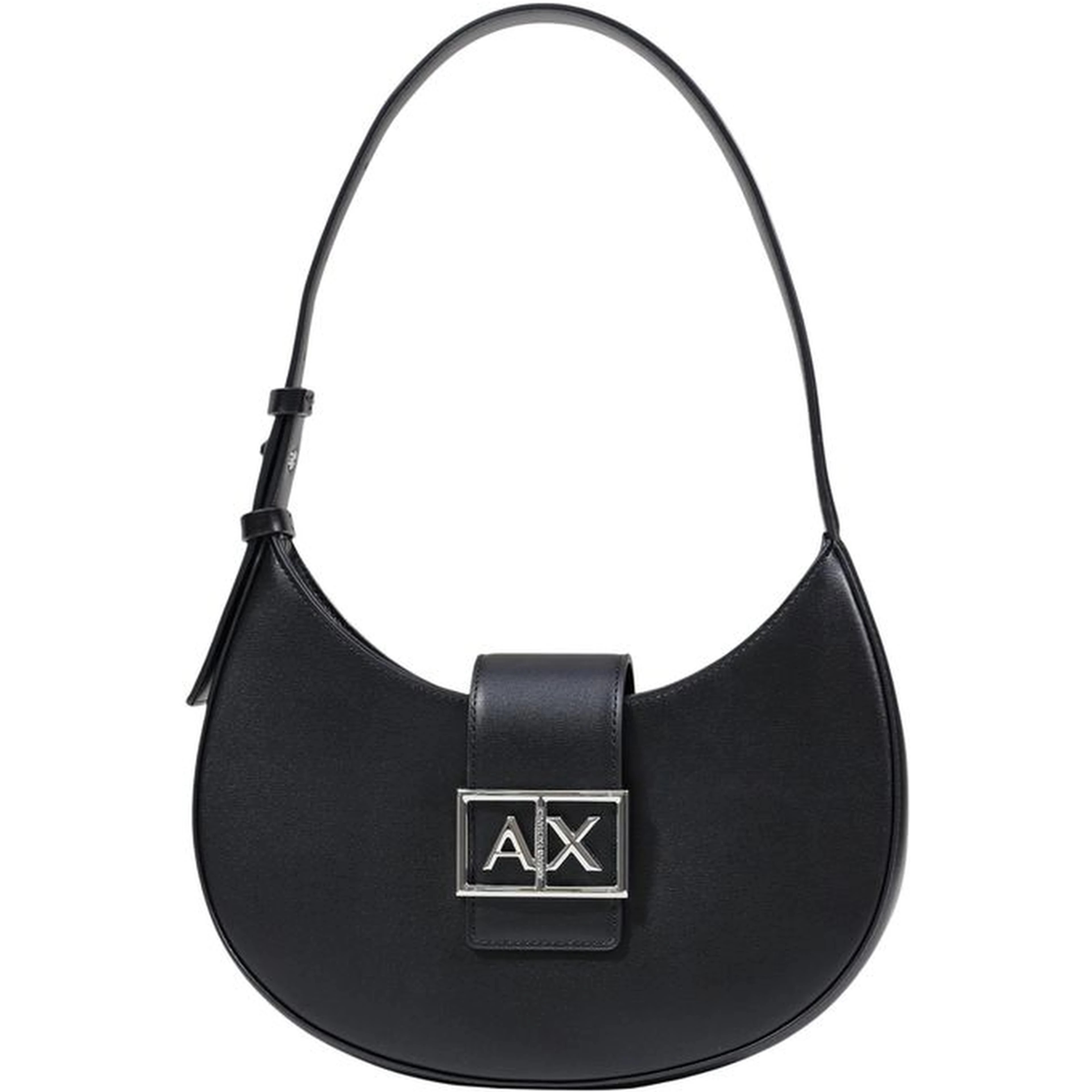 Black Polyester Handbag