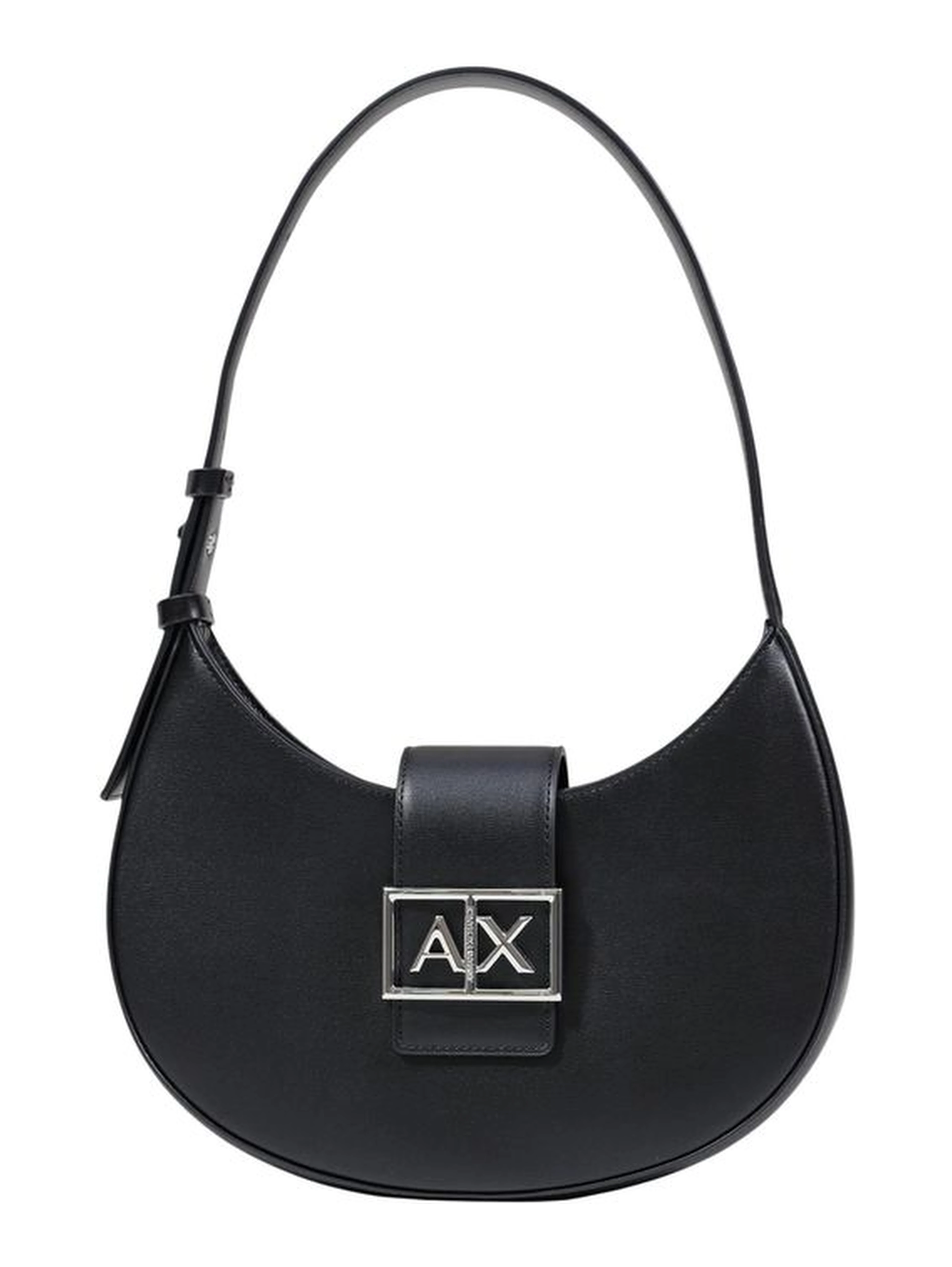 Black Polyester Handbag