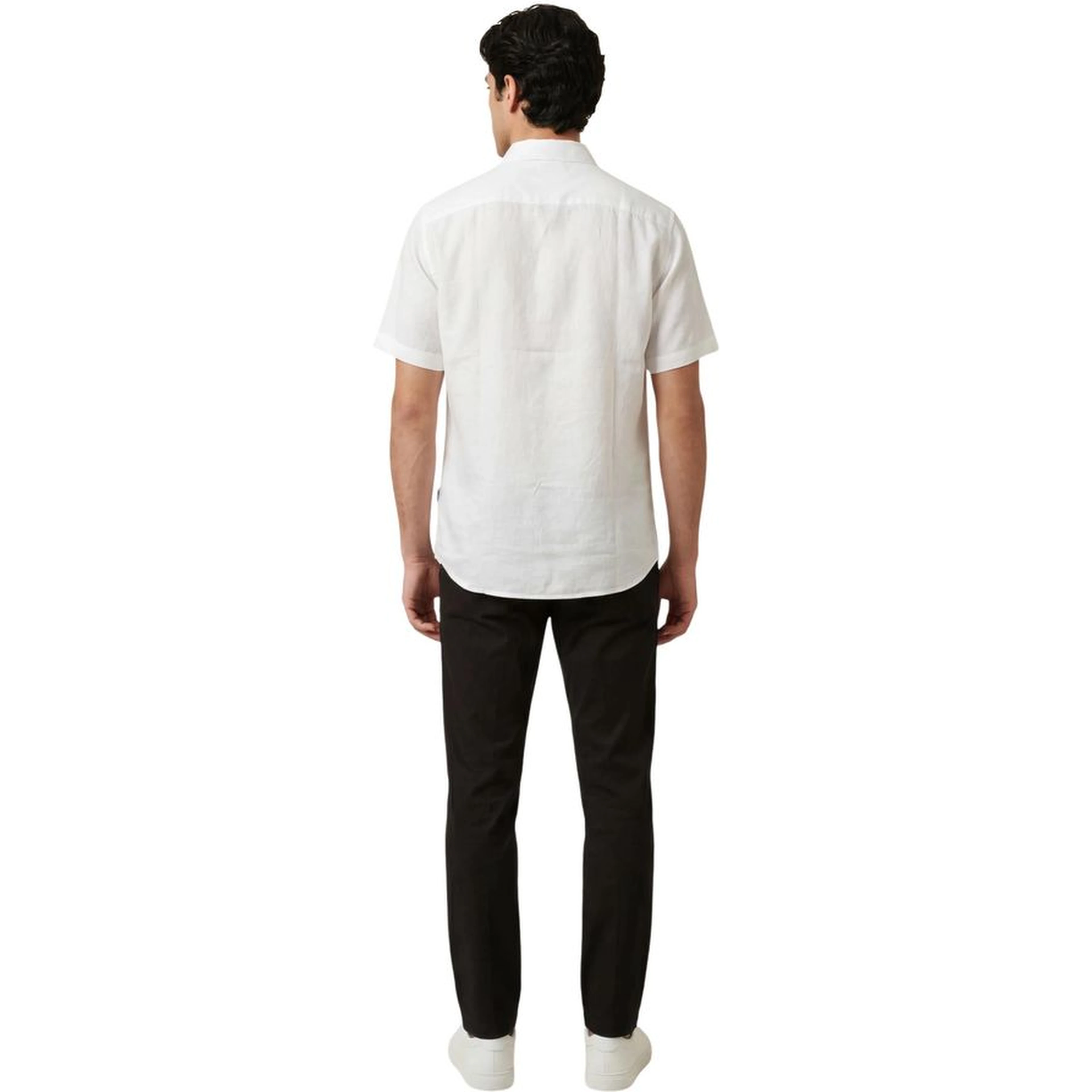 White Linen Shortsleeve Shirt