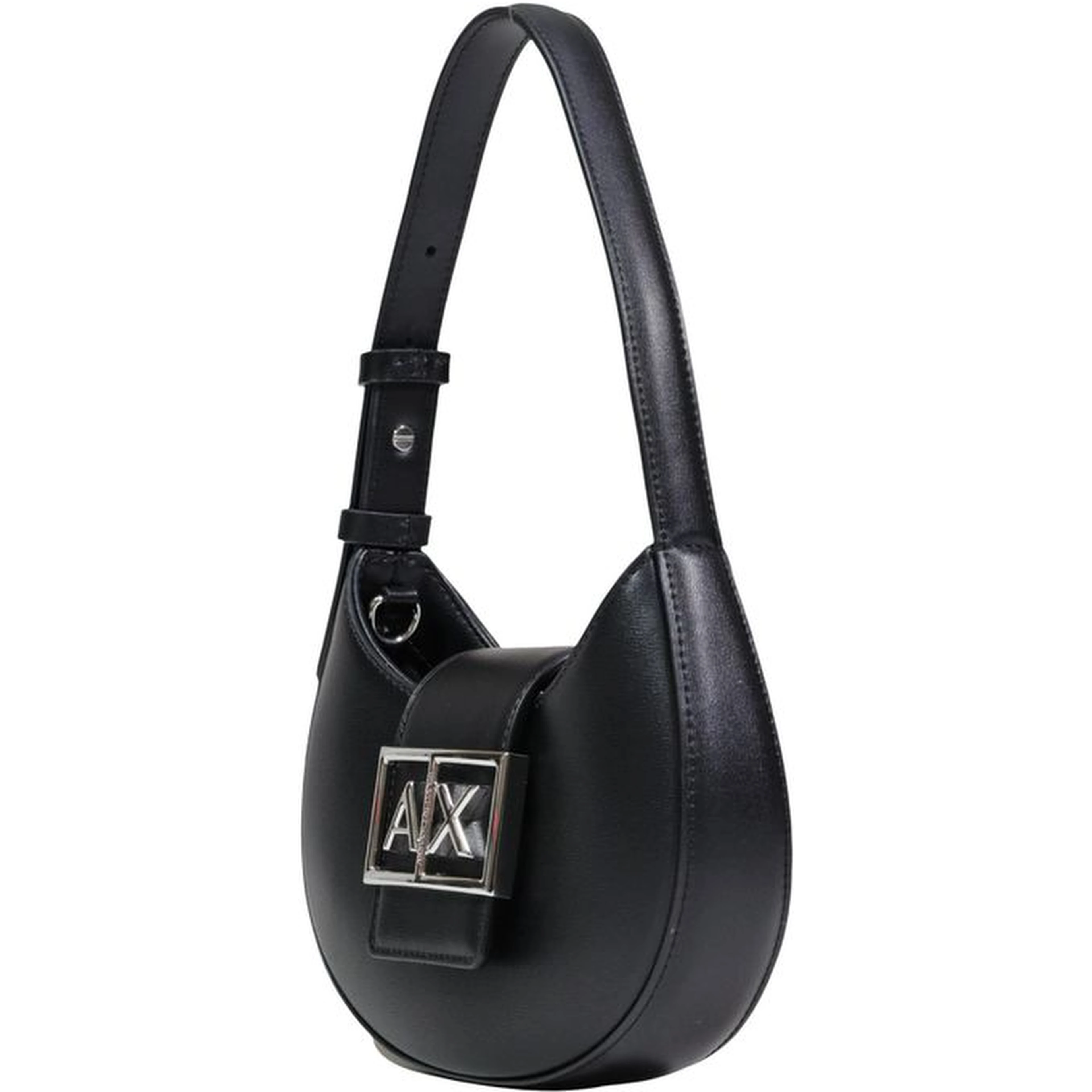 Black Polyester Handbag