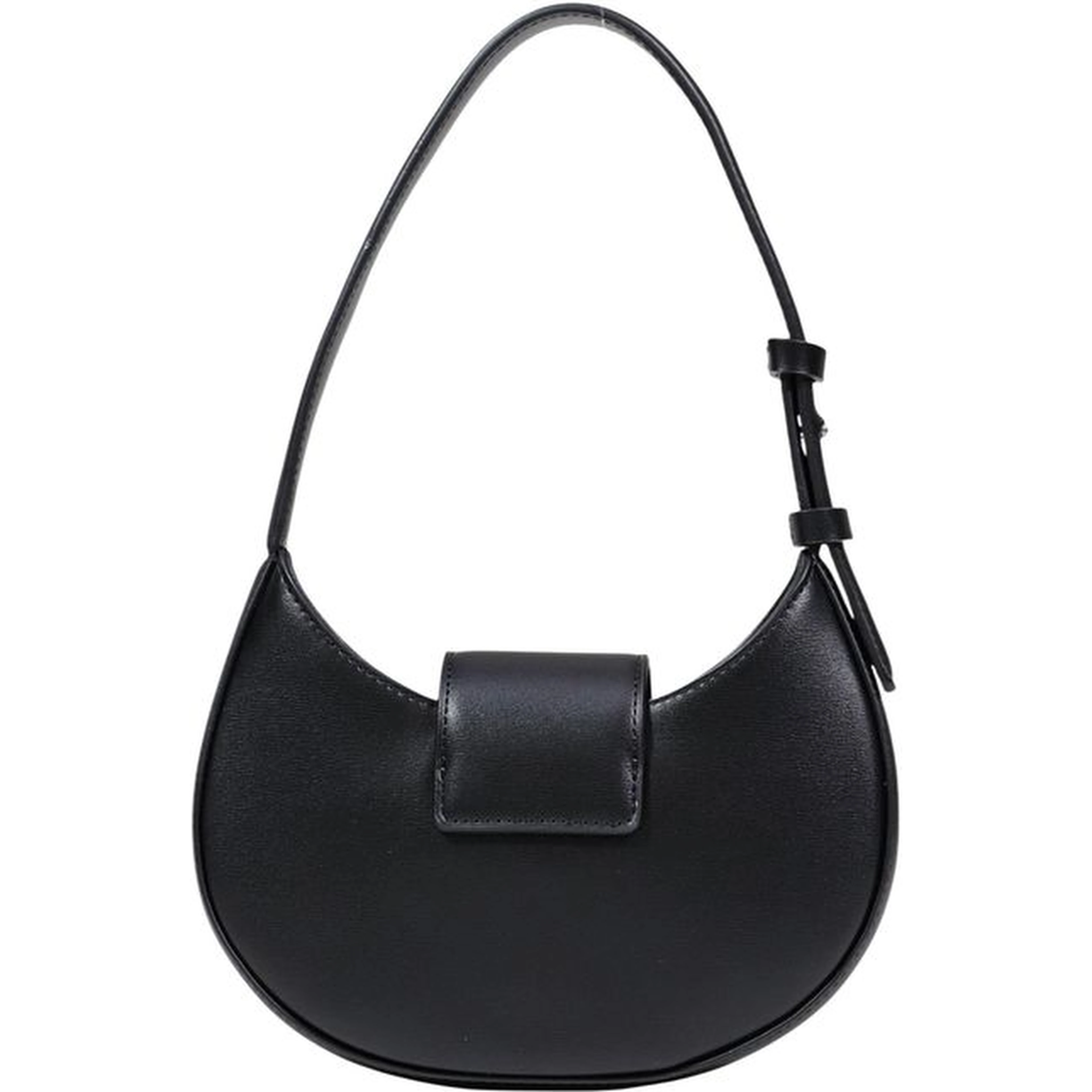 Black Polyester Handbag