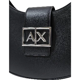 Black Polyester Handbag