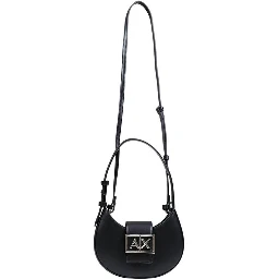 Black Polyester Handbag