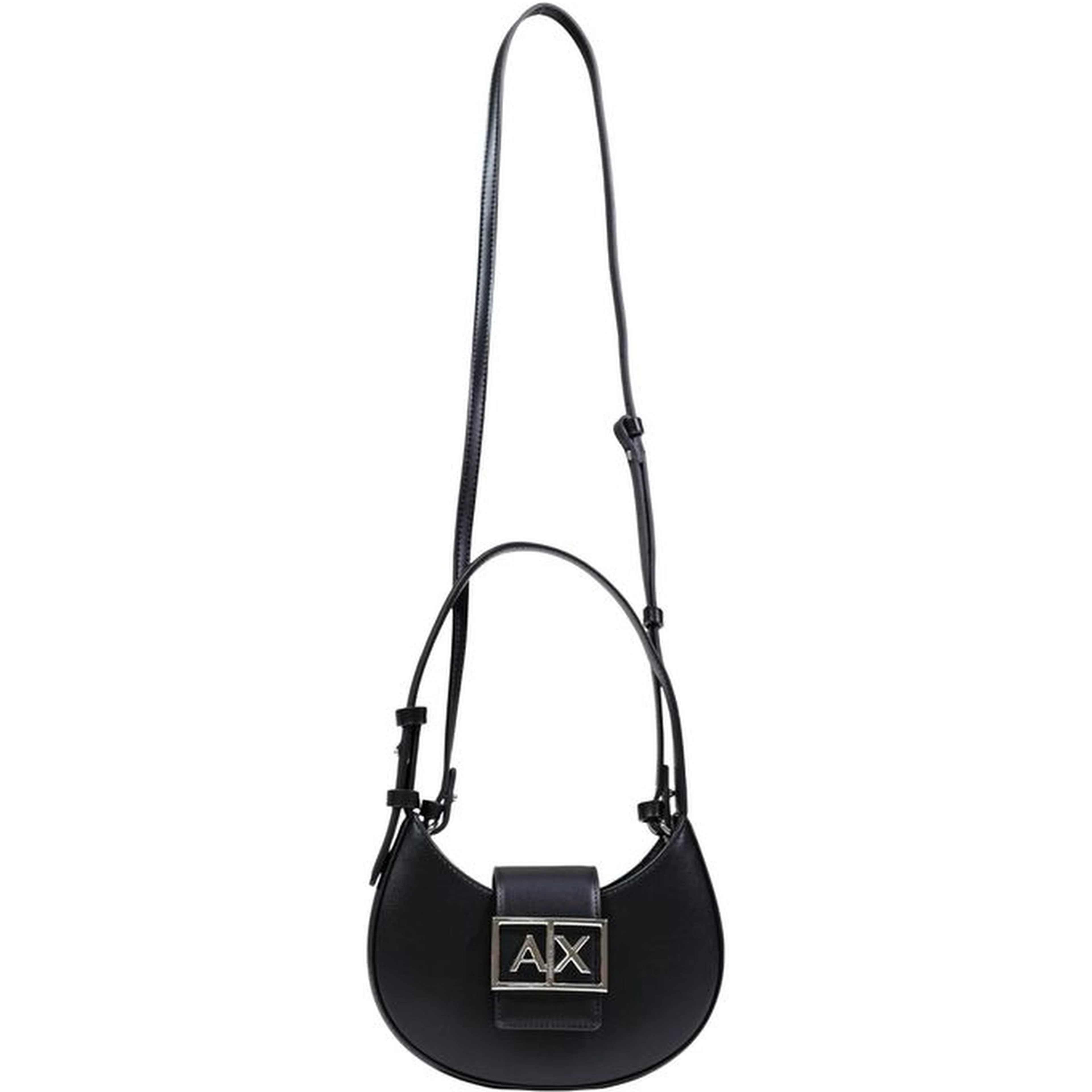 Black Polyester Handbag