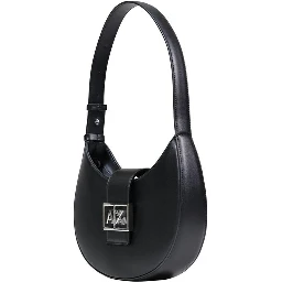 Black Polyester Handbag